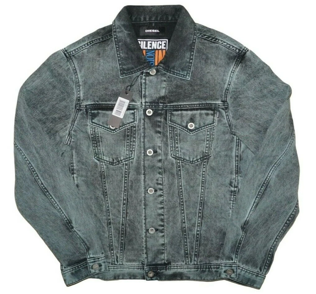 DIESEL NHILL DENIM JACKET 0TATP SIZE XS 100% AUTHENTIC