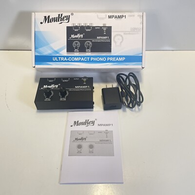 MouKey Ultra-Compact Phono Preamp MPAMP1