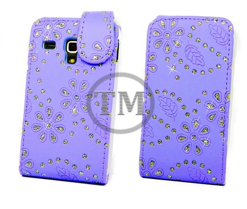 Leather Sparkly Glitter Bling Diamond Flip or Wallet Case Cover Pouch all Models - Picture 69 of 151