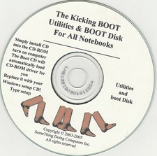 The Kicking BOOT Utilitires  BOOT Disk for all Notebooks Software CD-Rom 2005