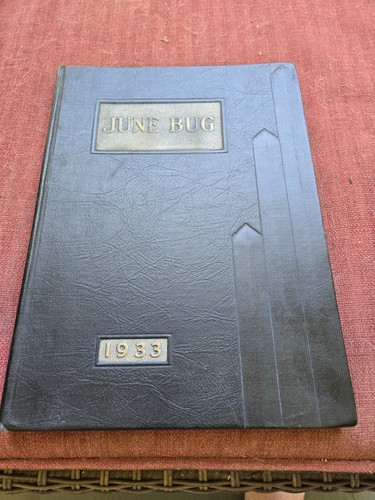 1933 Catonsville High School Yearbook "June Bug" Maryland Md.