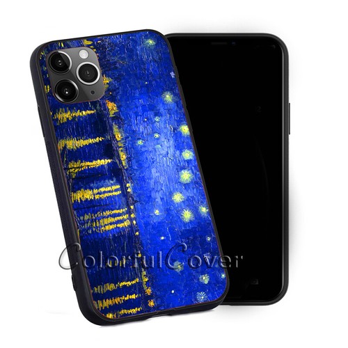 Van Gogh Starry Night oil painting Protective Cover for iPhone 15 Pro phone Case - Picture 4 of 36