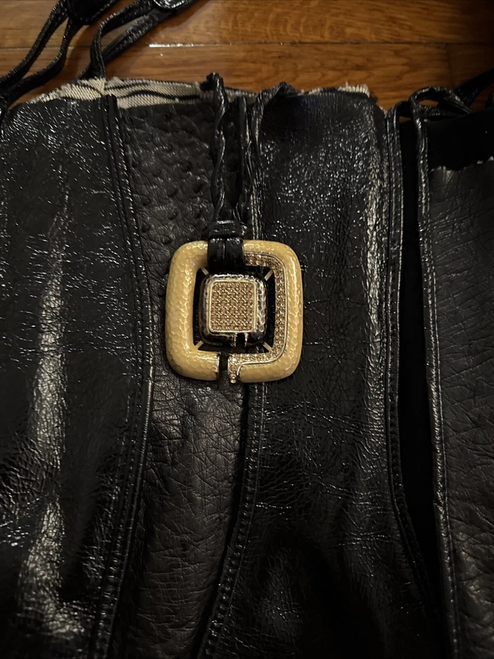 Bolso de cuero Missoni negro Foto 3 de 4