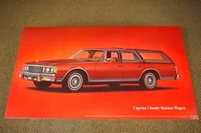 NOS 79 Chevrolet Caprice Station Wagon Dealership Showroom Floor Poster OK GM