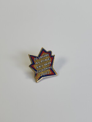 20 Jahre Alpine WM Schladming  Ski 2002 Lapel Pin