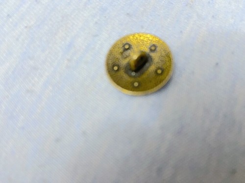 Set 8 New Unused WESTERN STAR / CRYSTALS yellow brass metal SHANK BUTTONS - 5/8” - Picture 5 of 7