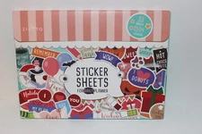 Zicoto Sticker Sheets For Daily Planner - 33 sheets and 1504 stickers
