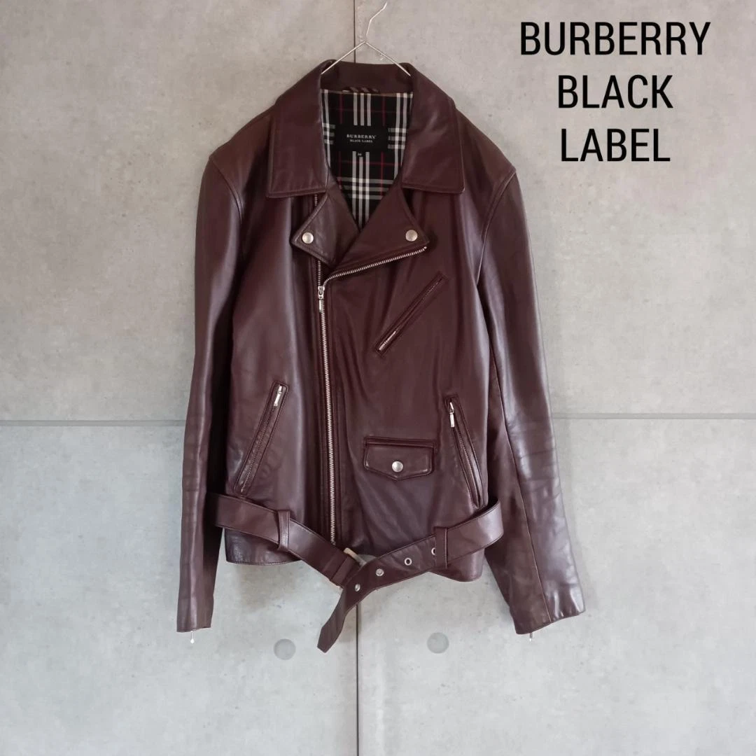 Giacca Burberry Black Label Riders marrone taglia M (US:S)