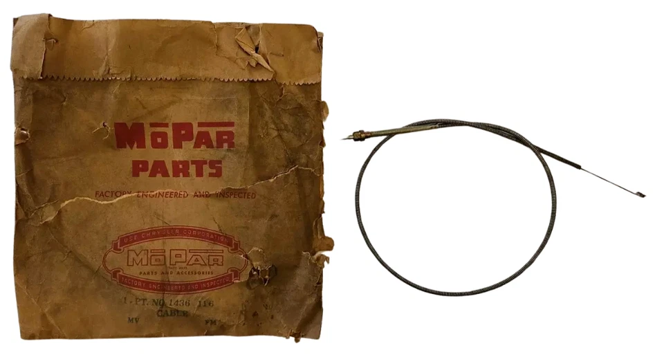 1951-1953 Plymouth DeSoto Air Condition & Temperature Control Cable 1436116 NOS. - Image 2 of 4