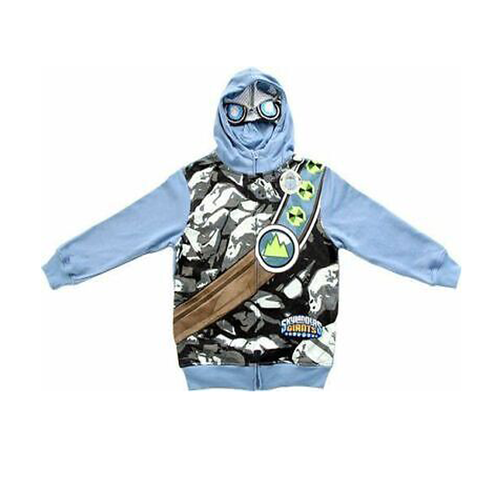 Kids Skylanders Giants Halloween Comic Con Cosplay Costume Hooded Sweatshirt - Picture 4 of 12