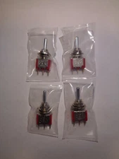C&K TOGGLE SWITCH 7107 SET OF 4 EACH NEW