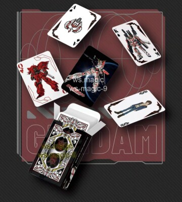 Bicycle Gundam Playing Cards SET 4 Decks RX-78 Exia Strike