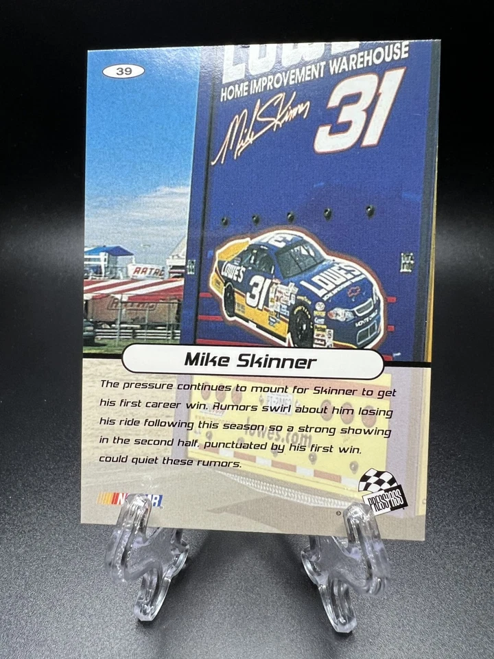 2001 Press Pass Stealth NASCAR - #39 Mike Skinner - Image 2 of 2