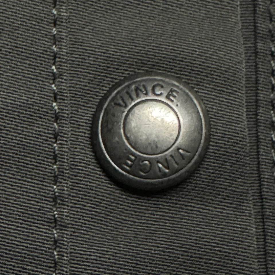 Chaqueta Bomber Vince 2 Vías Cremallera En Verde Contraste Cuello, Puño y Dobladillo Talla: Grande Foto 2 de 4