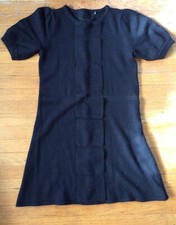 Forever 21 Couture 2007 Black Angora Blend Sweater Dress Size Medium