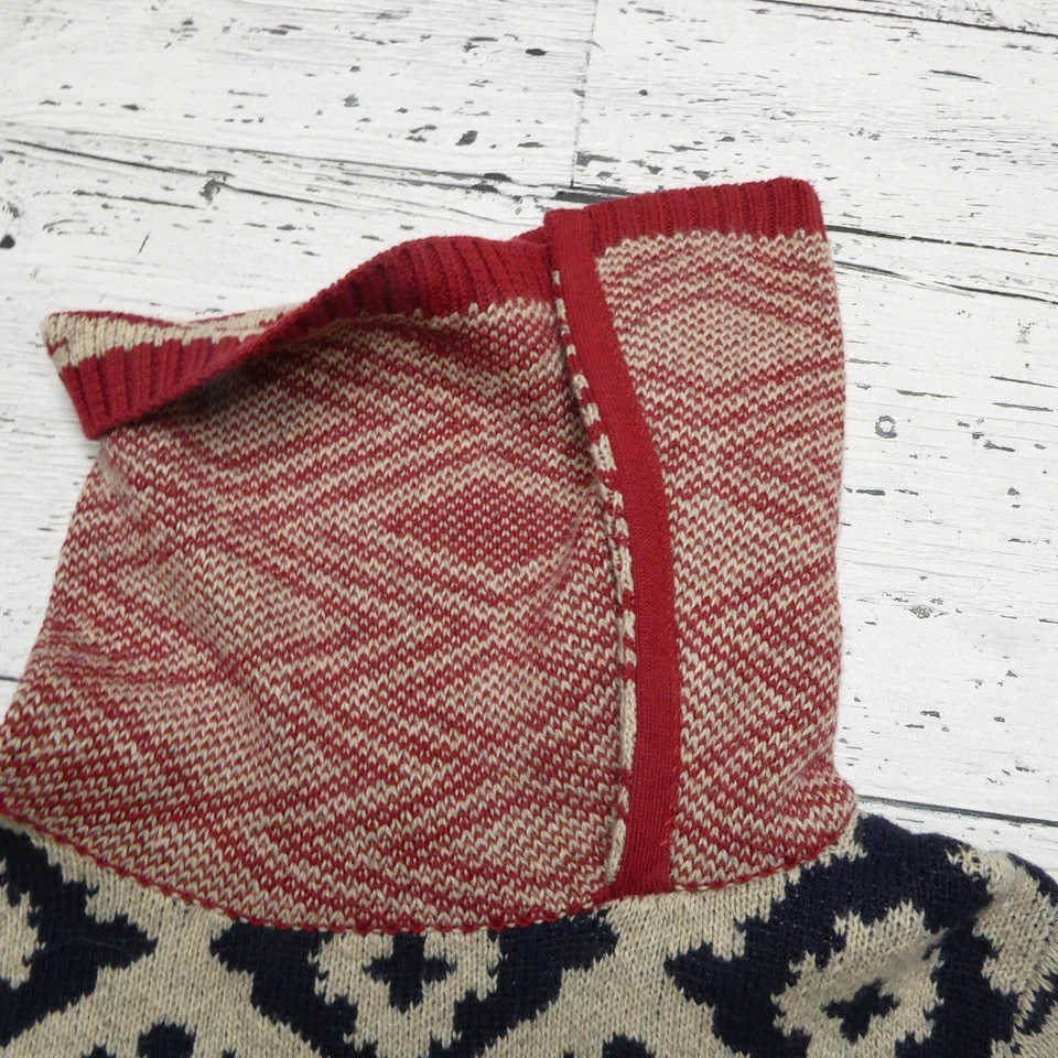 Sahalie 毛衣女式 XL 棉羊毛混纺裹身领维多利亚 — 第 2/4 张图片