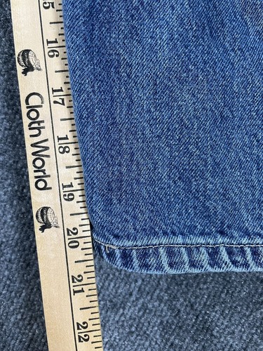 Vintage Levi's Jeans Silver Tab Size 8 Youth Boys Blue Baggy Denim 100% Cotton - Picture 9 of 9