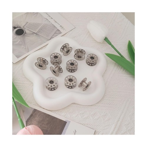 25 Pcs Metal bobbins for Sewing Machine, Universal Sewing Machine Bobbins, Si... - Imagen 6 de 7