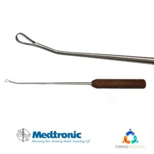 Medtronic OsteoTech 2125-194 Orthopedic 7mm Angled Loop Spinal Curette 17"