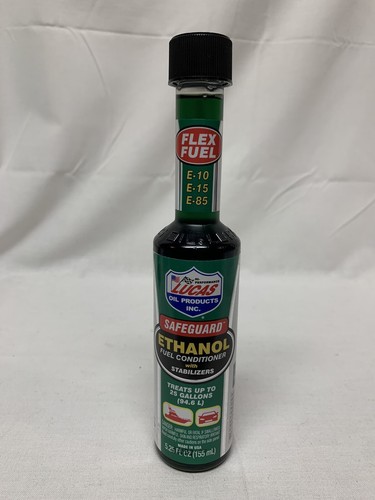 LUCAS OIL E10 E15 E85 FLEX FUEL ETHANOL CONDITIONER STABILIZER 5.25OZ 10670 (6) - Picture 2 of 7