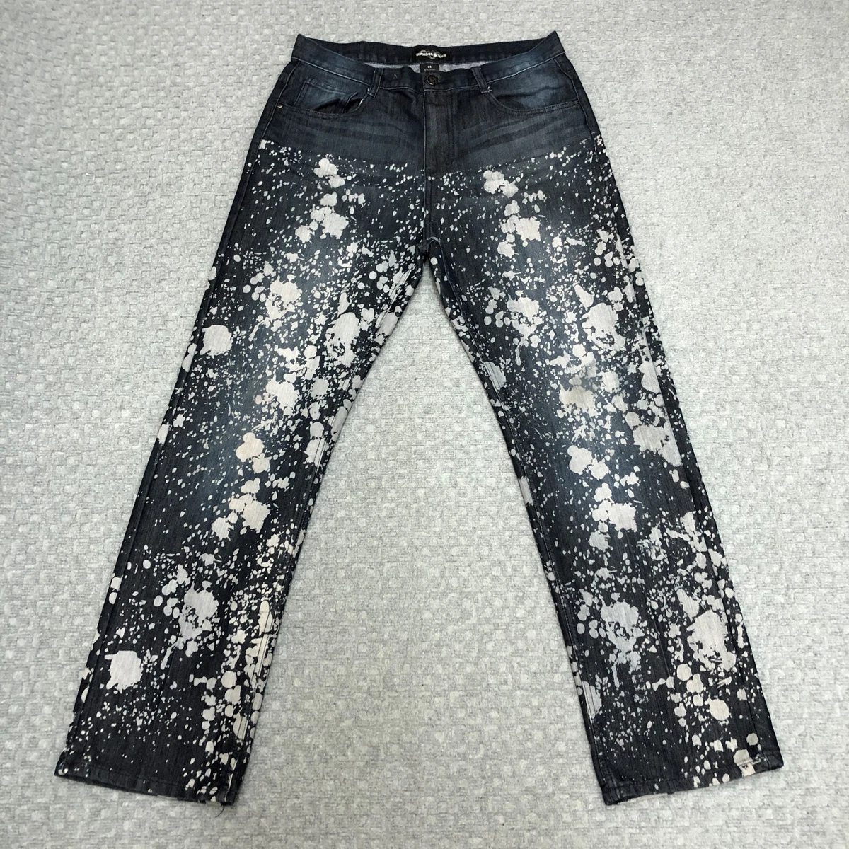 Mens diamond jeans deals