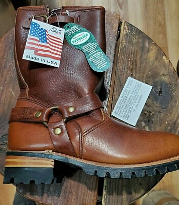 HH Boots Rare Matterhorn Women Harness Boots Leather DH 5055 Made in USA  New Box