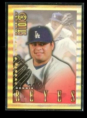 1998 Donruss Studio Gold Proof 20/300 Dennis Reyes Los Angeles Dodgers