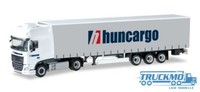 Herpa Huncargo Lkw Modell Daf Xf Ssc Euro 6 Mit Gardinenplanen-Sattelzug 307154