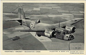 AVIATION :AIRCRAFT RECOGNITION CARD- The Blackburn Botha I ...