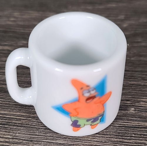 Lot Of 5 SpongeBob SquarePants Vintage 2002 Viacom Mini Cups Mugs White - Lot A - Picture 6 of 9