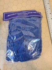 Blue Thick Decorative Fishing Net 100cm x 200cm