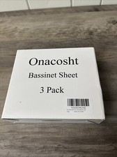 Onacosht Bassinet Sheet 3 Pk