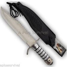 Fixed Blade Hunting Survival Combat Knife and Sheath