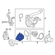 For Ford Escape 2020-2022 Ford K2GZ8501A Engine Water Pump