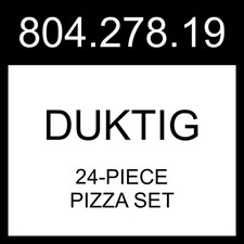 IKEA DUKTIG 24-piece Pizza Set Pizza/multicolor 804.278.19