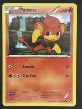 2011 Pokemon Black & White Base Set Pansear 21/114