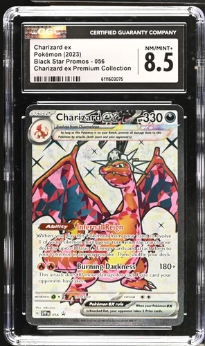 Charizard EX 056 Premium Collection Black Star Promos Pokemon CGC 8.5 Nm/mint+