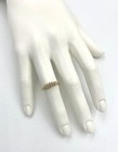 Graduated Marquise Diamond Ring Wedding Engagement Band Stack Ring 14K Gold — photo 3