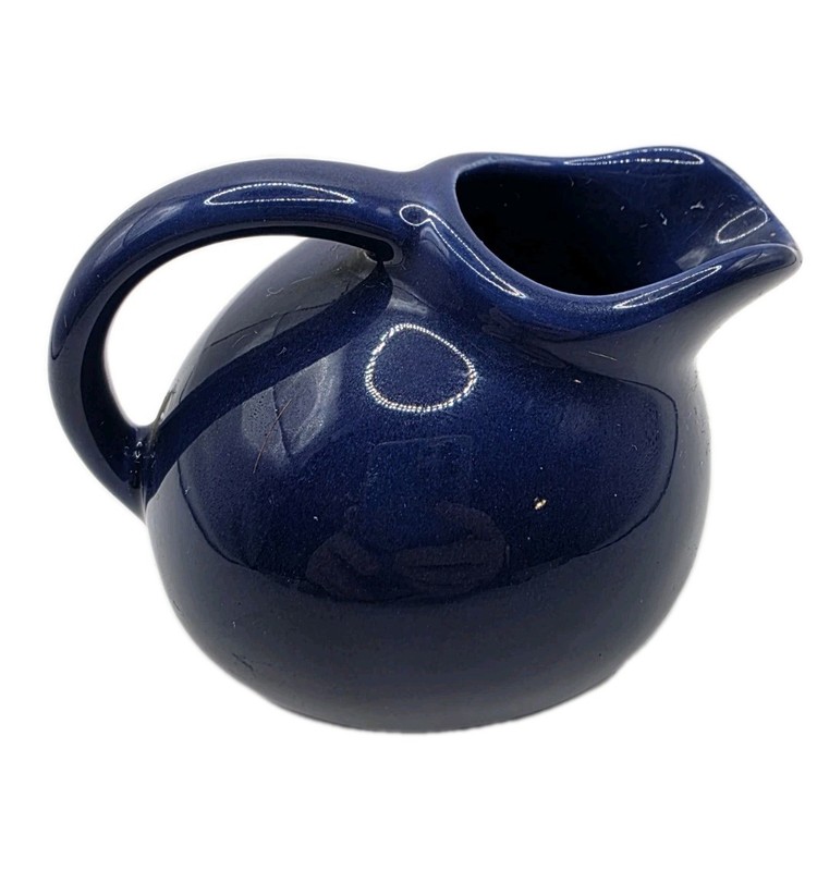 Vintage Hall Clay Blue Pitcher