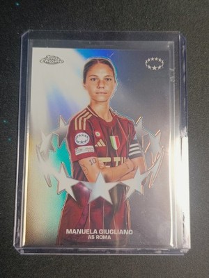 Topps Champions League Chrome 2025 No. NO-7 Manuela Giugliano Noble One SSP