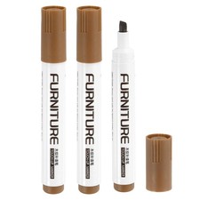 Furniture Markers Touch Up, 3pcs Furniture Repair Kit Wood Maker, Rusted Brown