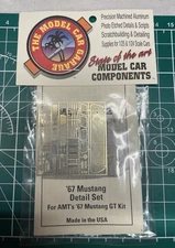 The Model Car Garage Etched Detail Parts, AMT 67’ Mustang Detail Set