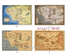 The Lord of the Rings Map Themed Mouse Pad Playmat Computer Desk Mat Gift New