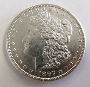 1897 S Morgan Silver Dollar