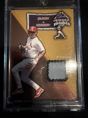 2002 Fleer Jersey Heights Game Worn Jersey J.D. Drew