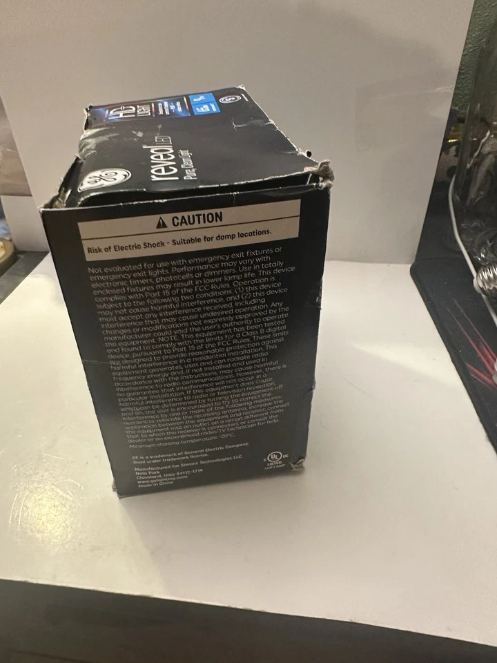 Ge Reveal HD+ LED Light Bulbs, 650 Lumens,  1-Pk OF 2 BULBS (9w) Dwkhome - Image 4 of 4