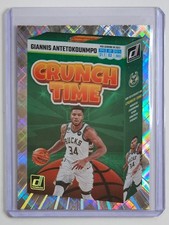 Giannis Antetokounmpo Bucks 23-24 NBA Hoops Crunch Time Silver Diamond SP 💎