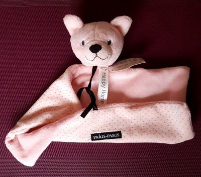 Happy Horse Kuscheltuch  KATZE ° Cat Coco °   rosa & Punkte/Dots   NEU