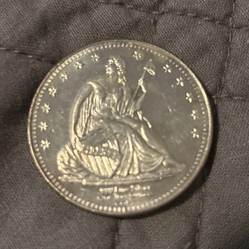 Seated Liberty Design 1 oz .999 Fine Silver Round Bullion