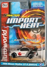 Auto World 1999 Nissan Skyline GT Slot Car. Import Heat. NIP 9i